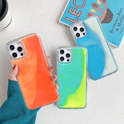 Looopix Quicksand Luminous Phone Case For iPhone 12 11 12 Pro Max XR XS Max X
