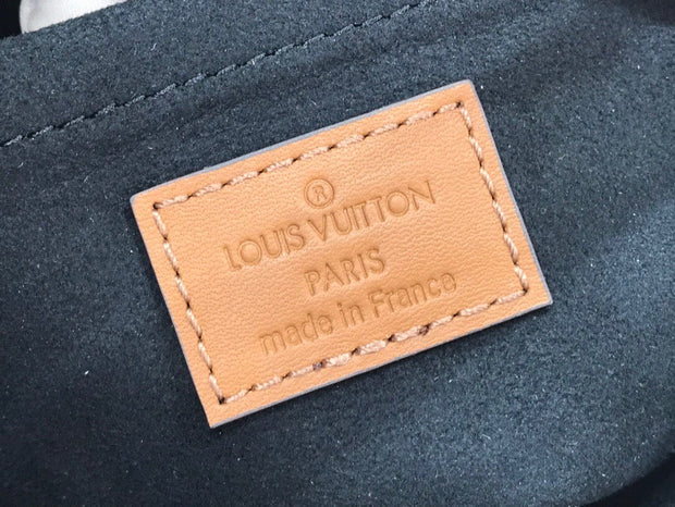 Looopix Real Leather Louis Vuitton Brown Monogram Handbag