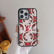 Looopix Red and Pink Louis Vuitton iPhone Cases - Perfect Fit for Various iPhone Models