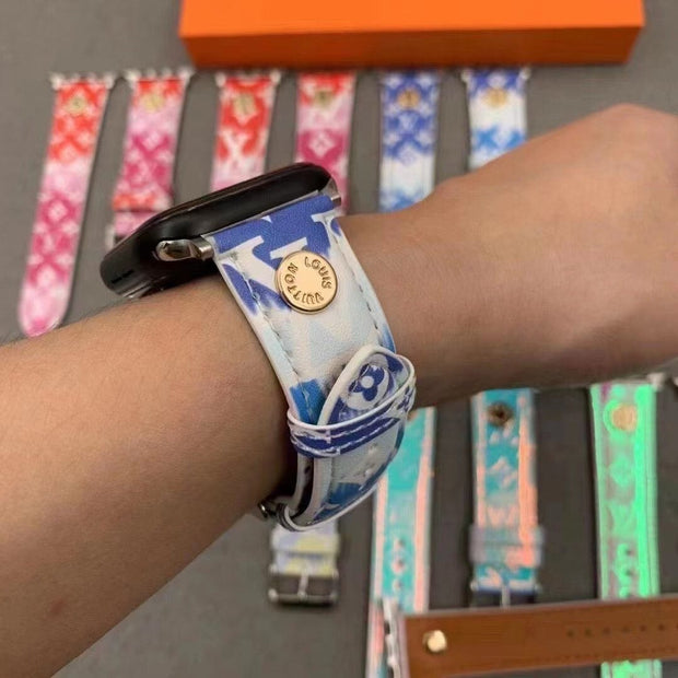 Looopix Smooth Leather Louis Vuitton Watch Band 38/40/41/42/44/45/49 mm