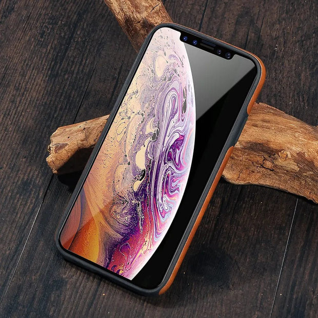 Looopix Solid Color PU Leather Phone Case For iPhones