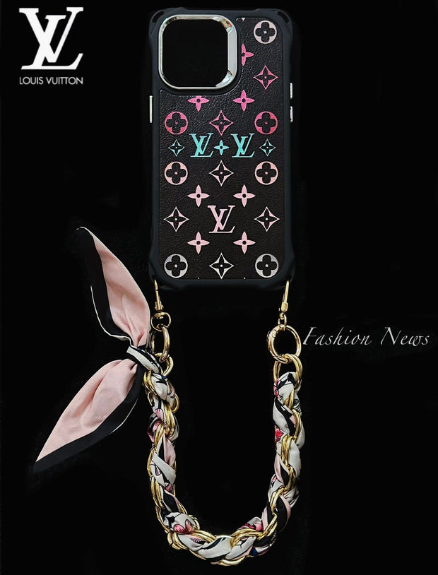 Looopix Stylish TPU Louis Vuitton iPhone Case with Elegant Handle
