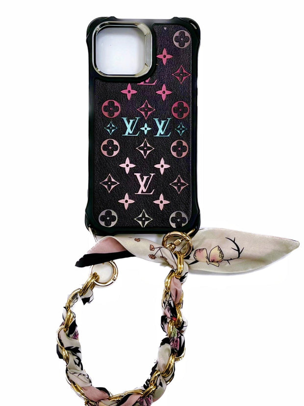 Looopix Stylish TPU Louis Vuitton iPhone Case with Elegant Handle