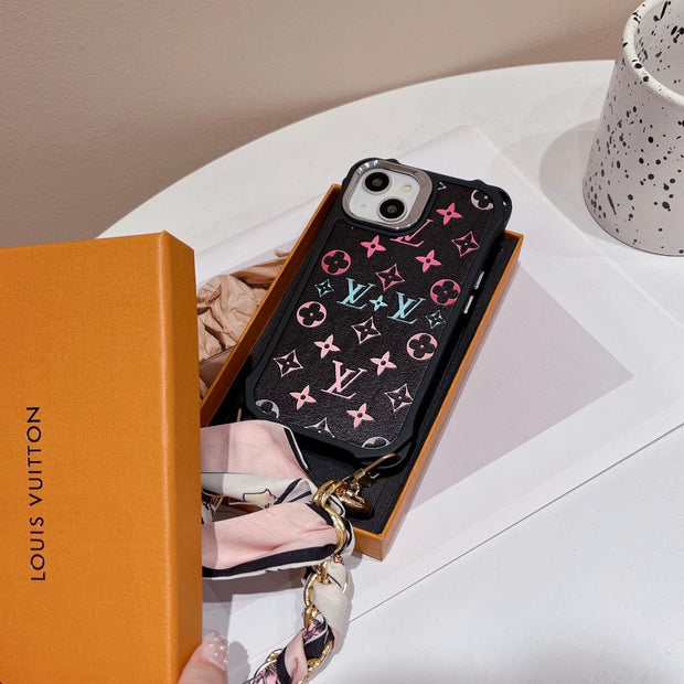 Looopix Stylish TPU Louis Vuitton iPhone Case with Elegant Handle