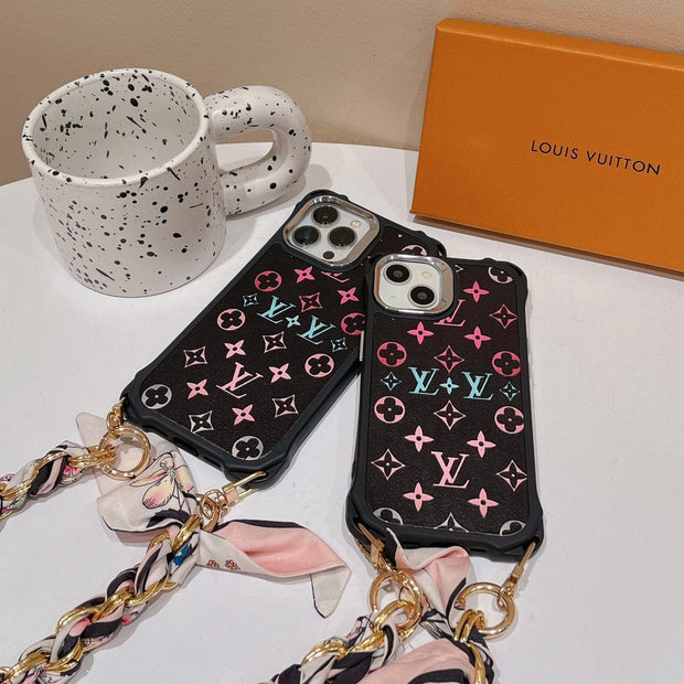 Looopix Stylish TPU Louis Vuitton iPhone Case with Elegant Handle