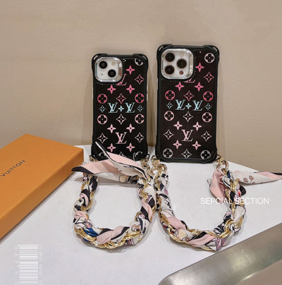Looopix Stylish TPU Louis Vuitton iPhone Case with Elegant Handle