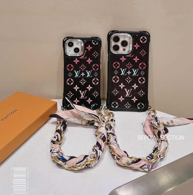 Looopix Stylish TPU Louis Vuitton iPhone Case with Elegant Handle