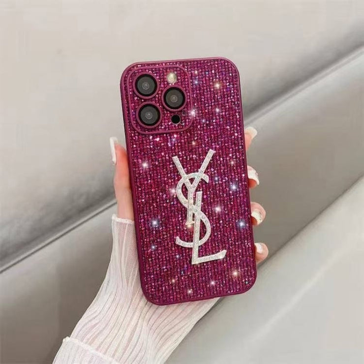 Looopix Stylish YSL iPhone Cases Compatible with iPhone 11 to iPhone 16 Models
