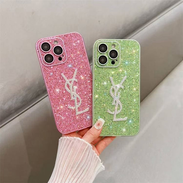 Looopix Stylish YSL iPhone Cases Compatible with iPhone 11 to iPhone 16 Models