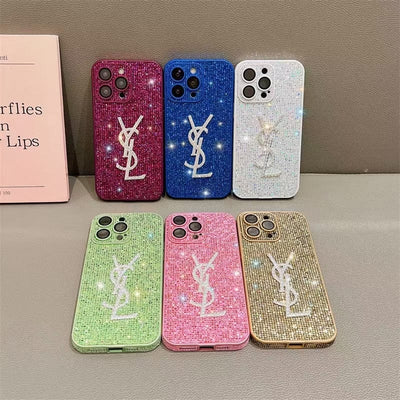 Looopix Stylish YSL iPhone Cases Compatible with iPhone 11 to iPhone 16 Models