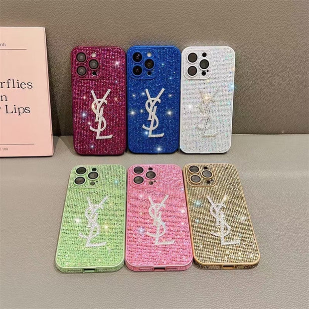 Looopix Stylish YSL iPhone Cases Compatible with iPhone 11 to iPhone 16 Models