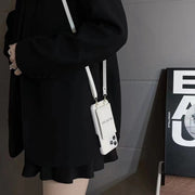 Looopix White Leather iPhone Cover with Back Pocket