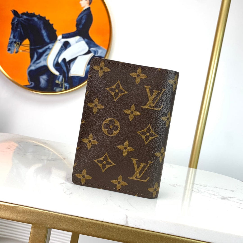 Tunde Store Brown Louis Vuitton Monogram Passport Holder