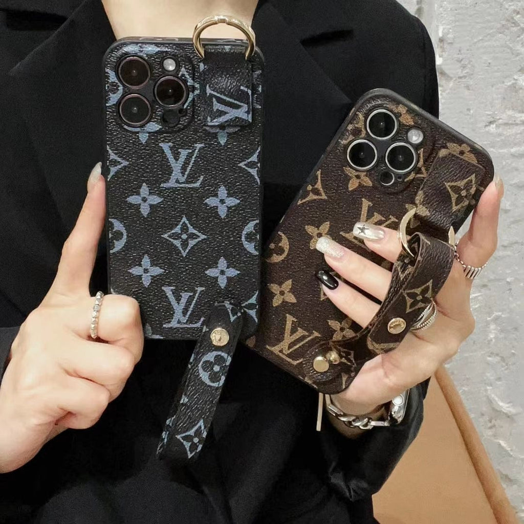 Tunde Store Classic Louis Vuitton iPhone Case With Handle | iPhone 12 to iPhone 15