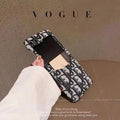 Tunde Store Dior-Inspired Samsung Z Flip Case – Available for Z Flip 3, 4, 5, and 6