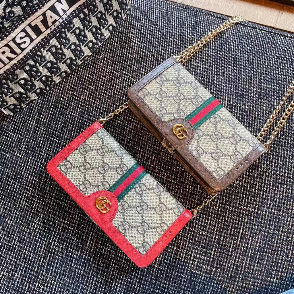 Tunde Store Gucci Essential Carry: The All-in-One iPhone 13 to 16 Case-Wallet