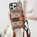 Tunde Store Gucci iPhone 15 Case with Wrist Strap