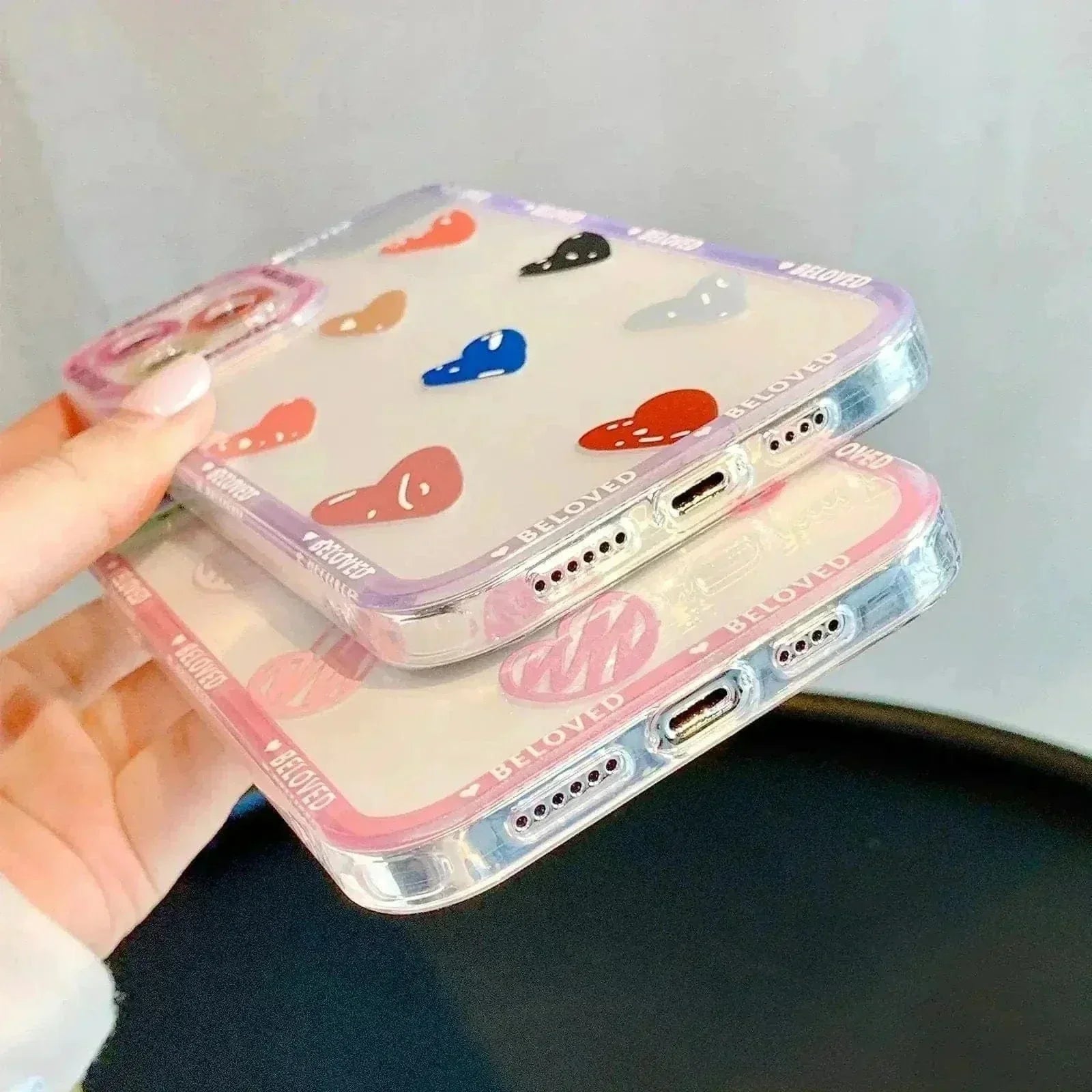 Tunde Store Heart Graffiti Phone Case