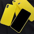 Tunde Store Lemon Yellow Phone Case compatible with iPhone