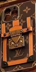 Tunde Store Louis Vuitton Luxury iPhone 15 Wallet Case