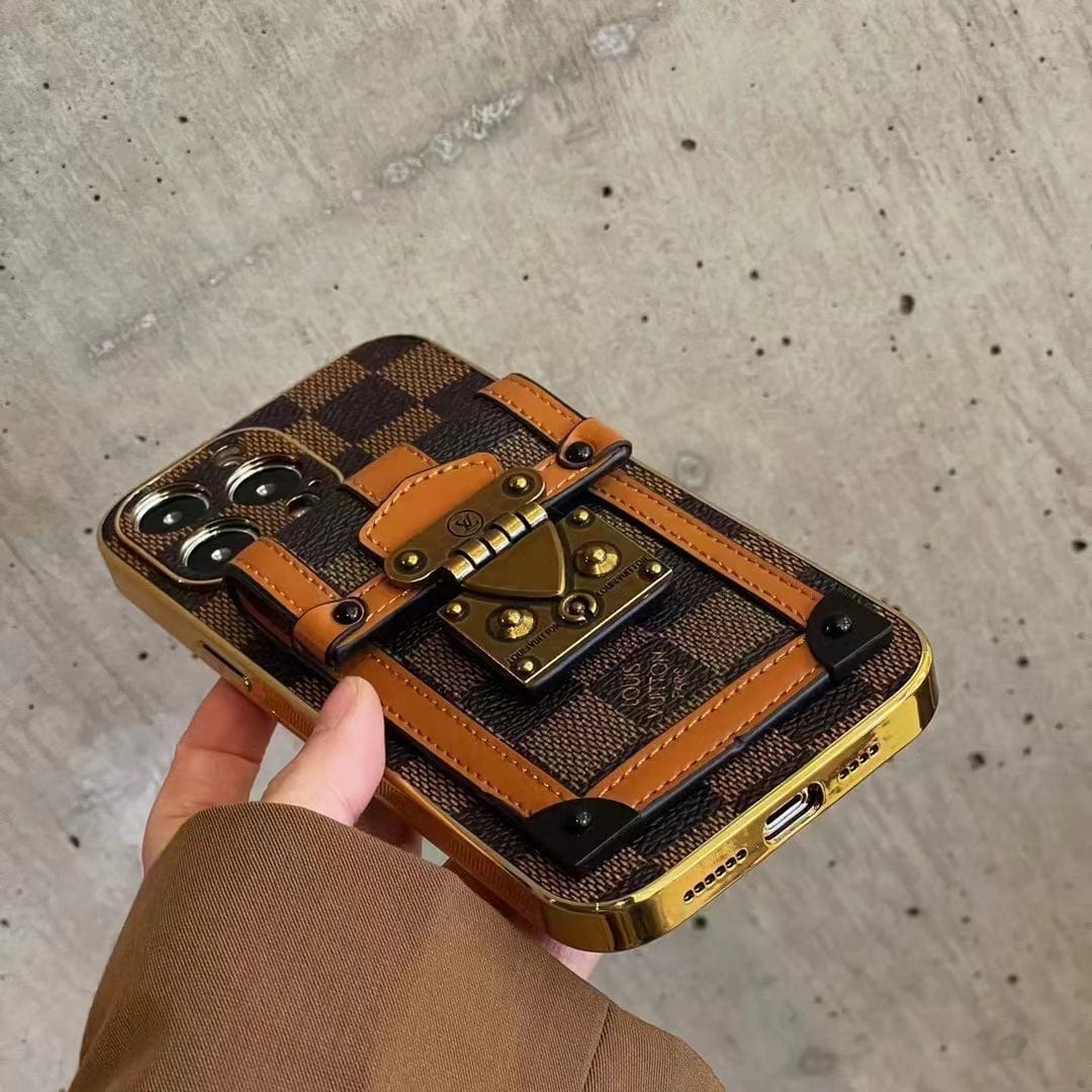 Tunde Store Louis Vuitton Luxury iPhone 15 Wallet Case