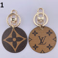 Tunde Store Louis Vuitton Rounded Leather Keychain | Bag Keychain