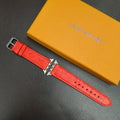 Tunde Store Louis Vuitton Textured Leather Watch Band 38/40/41/42/44/45/49 mm