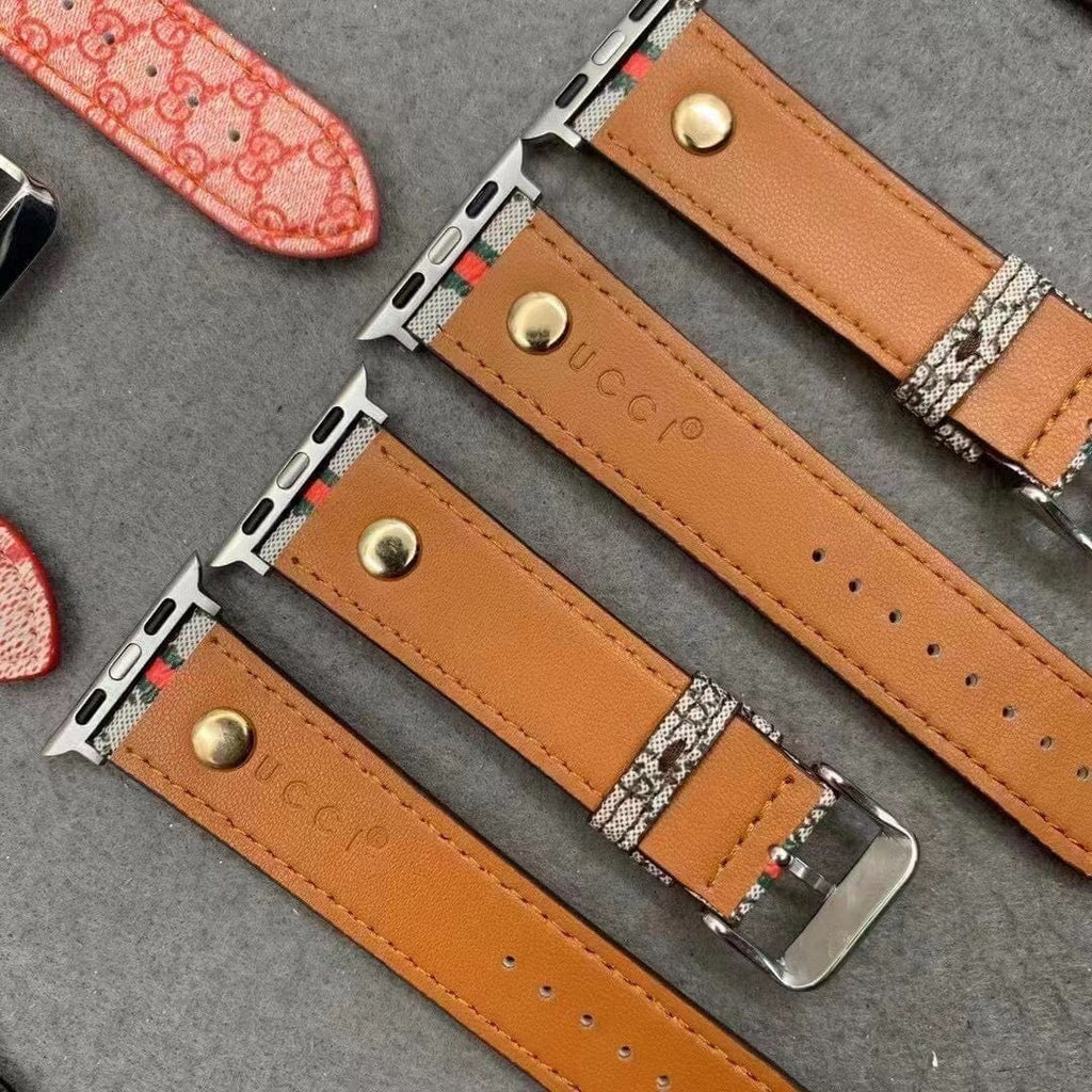 Tunde Store Premium Leather Gucci Watch Band 38/40/41/42/44/45/49 mm